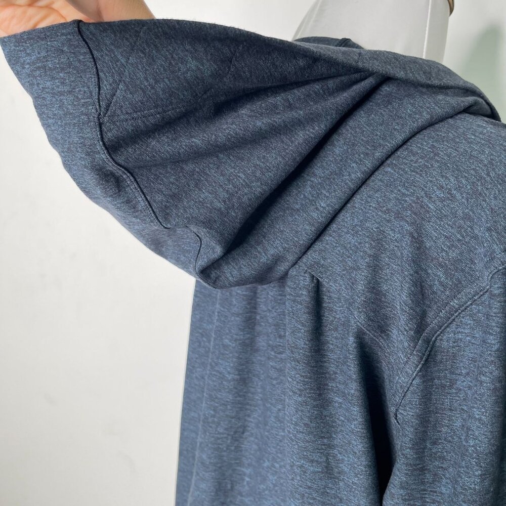 Lululemon Women's Heathered Nocturnal Black Ready To Rulu Wrap Hoodie Size 10 - Picture 8 of 8